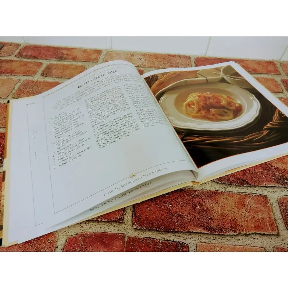 BISTRO Best of Casual French Cooking by Gerald‎ Hirigoyen Vtg 1995 HCDJ Cookbook